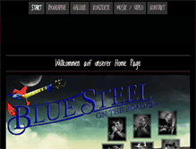 Tablet Screenshot of bluesteel.ch